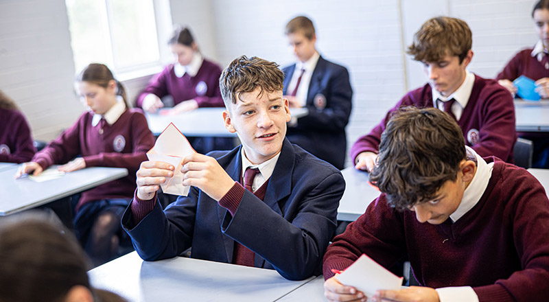 Students in a Marian Catholic College Kenthurst classroom