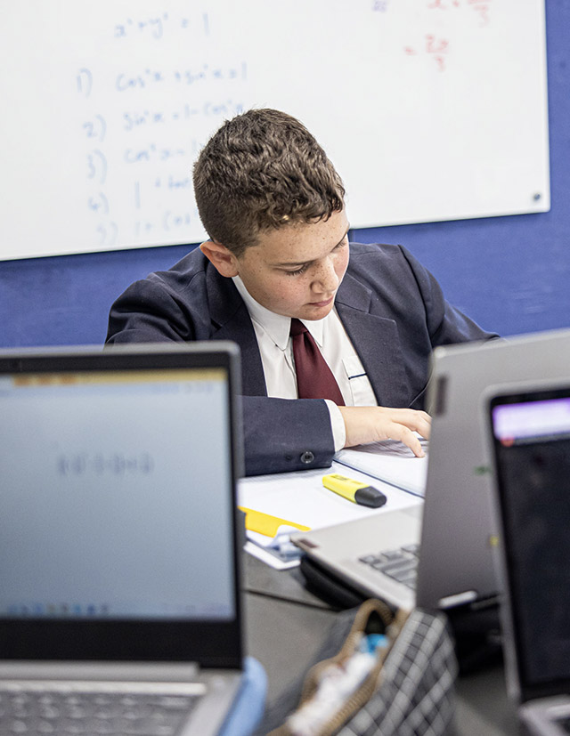 Learning devices at Marian Catholic College Kenthurst
